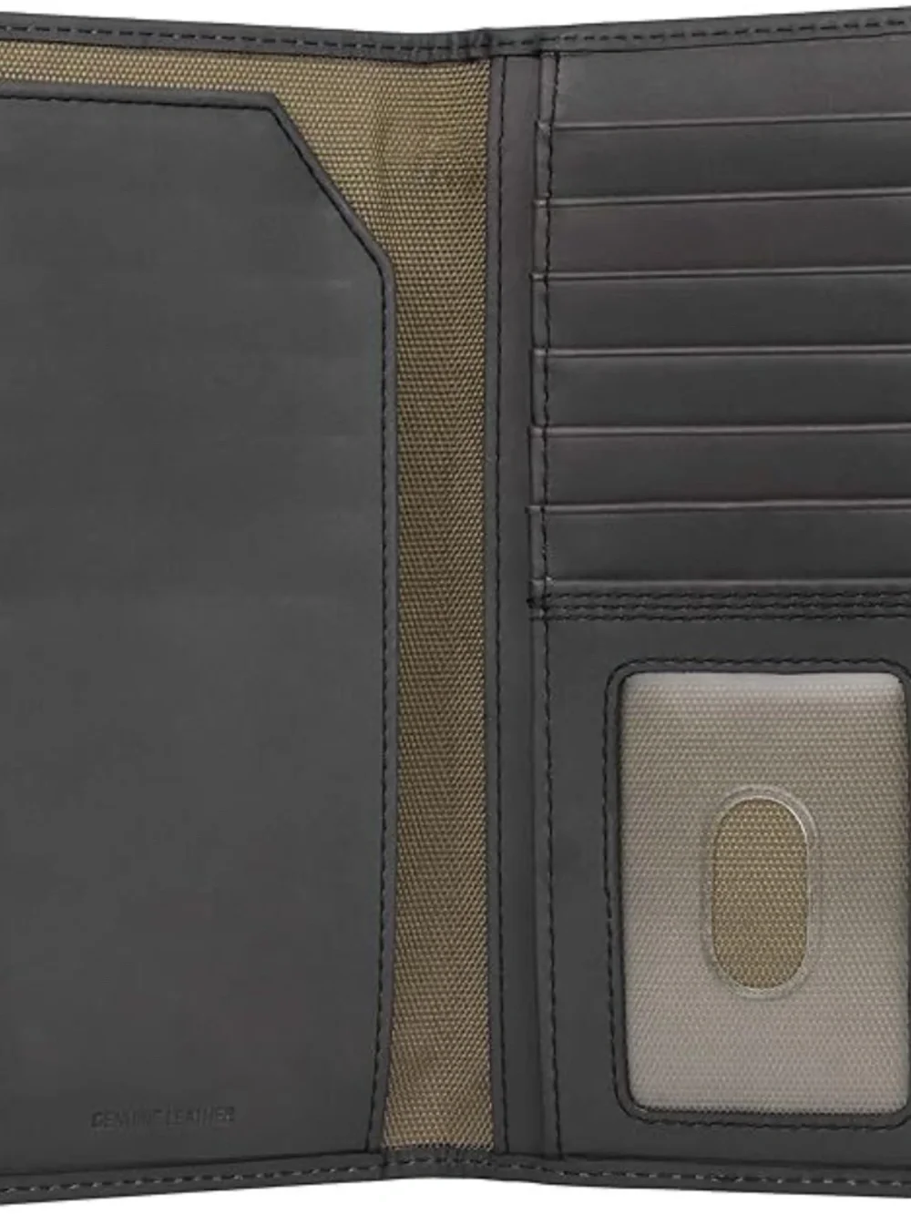 Carhartt Leather Triple-Stitched Rodeo Wallet Black WW0214 6 Card Pocket NWT